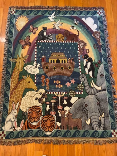 Noah ark tapestry - noah's, blanket