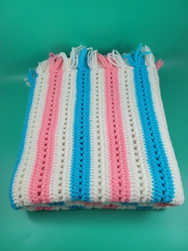 Hand knitted lap blanket - hand,