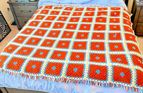 Vintage granny square - vintage,