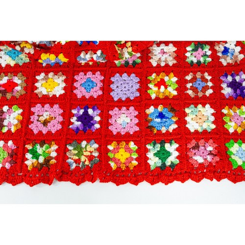 Vintage granny square - vintage, throw