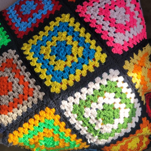 Vintage granny square - granny,
