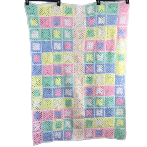 Handmade pastel granny square - granny,