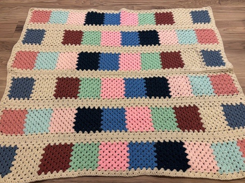 Handmade crochet large - crochet, square