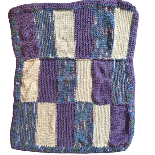 Handmade chenille lap throw - handmade,