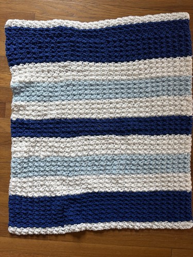 New hand crocheted afghan - crocheted,