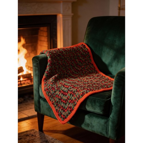 Handmade vintage crochet lap - handmade,