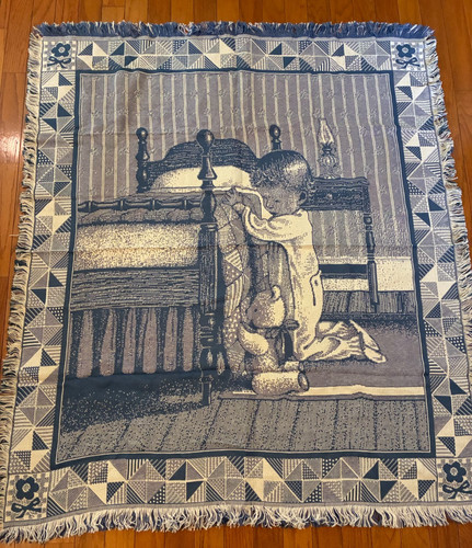 Vintage tapestry blanket - '95,