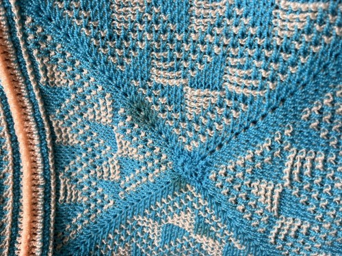 New crochet teal peach - crochet,