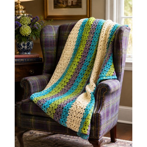 Handmade crochet afghan - crochet,