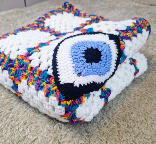Handmade crochet evil - handmade, eye