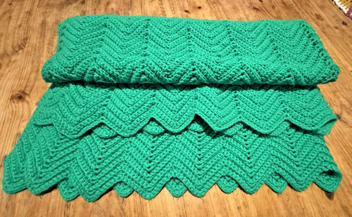 Handmade crochet afghan - crochet,