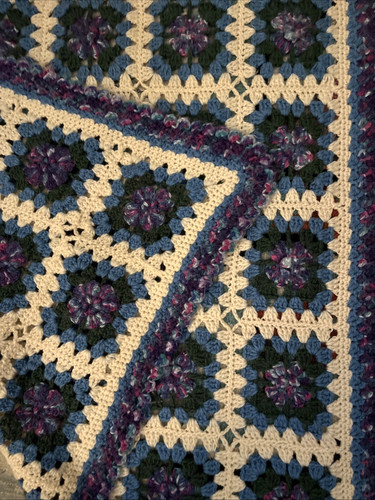 Crochet granny squares afghan - crochet,