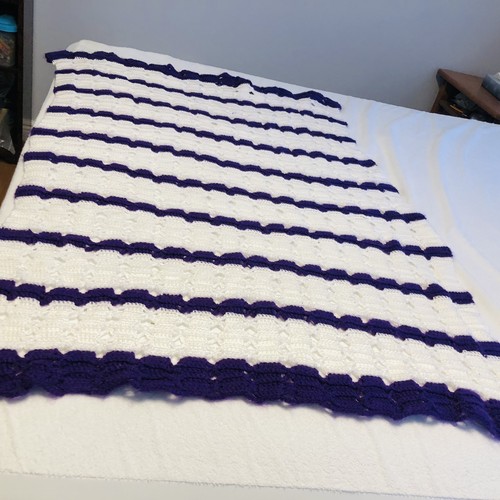 Handmade crochet blanket - crochet,