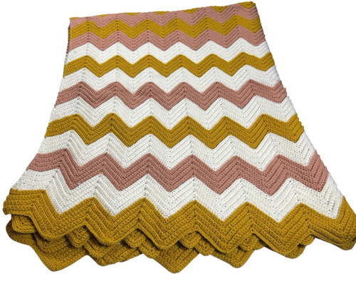 Handmade crochet afghan - handmade,